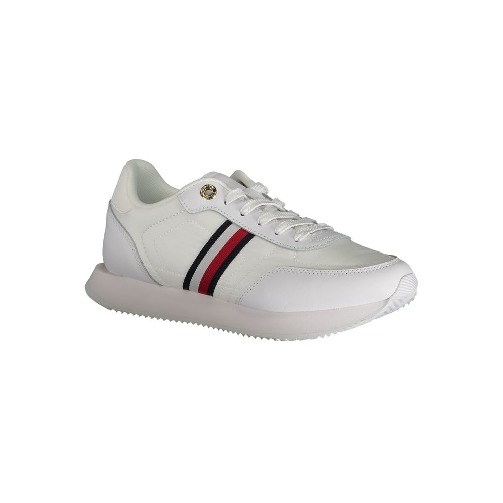 Tommy Hilfiger White Leather Women Sneaker - Luxe Marca