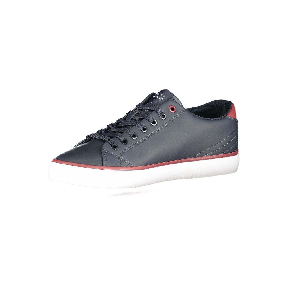 Tommy Hilfiger Blue Polyurethane Men Sneaker - Luxe Marca