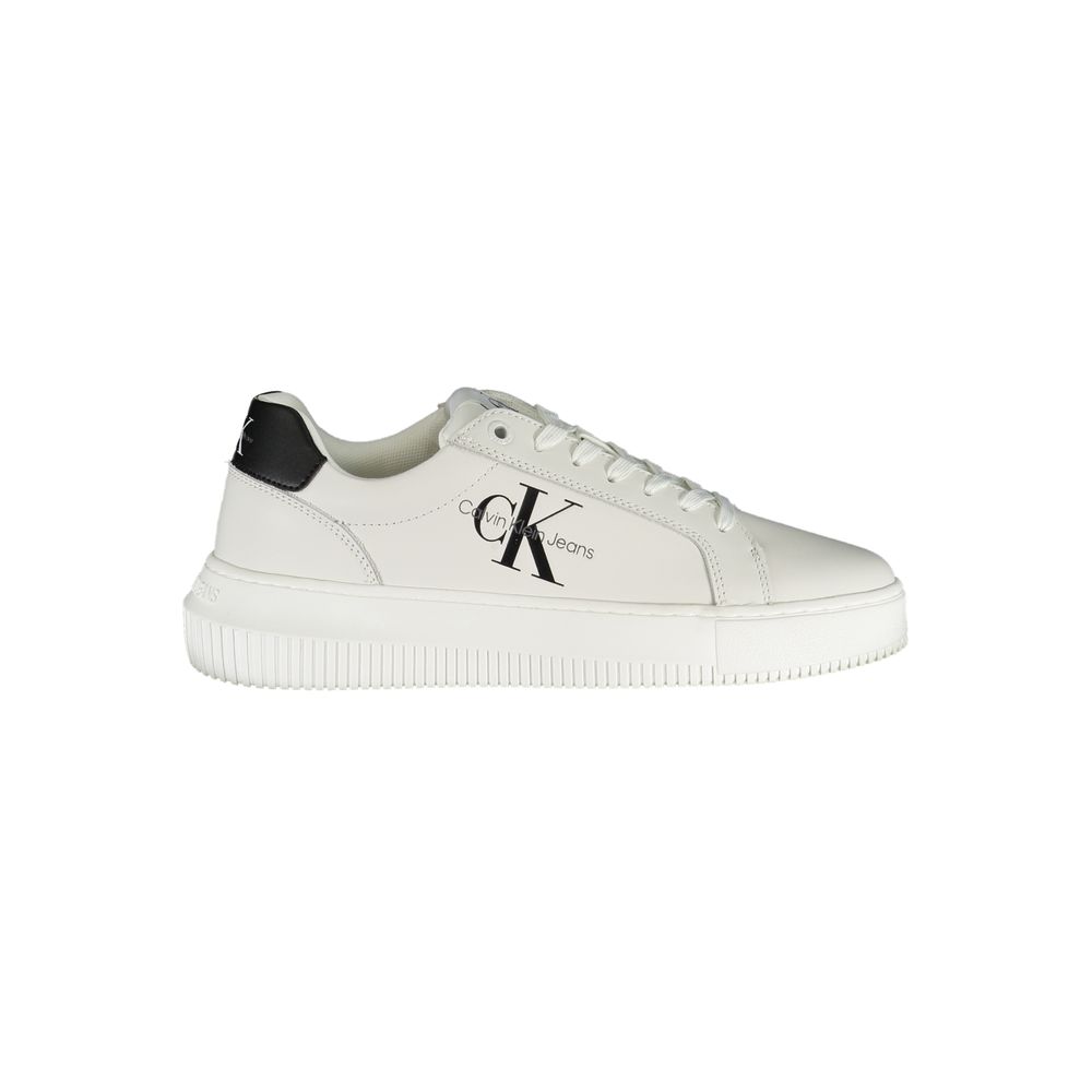 Calvin Klein White Leather Women Sneaker - Luxe Marca