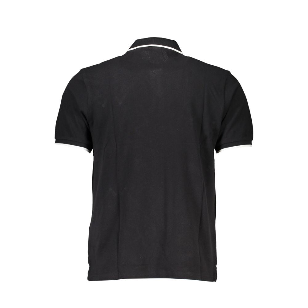 North Sails Black Cotton Men's Polo Shirt