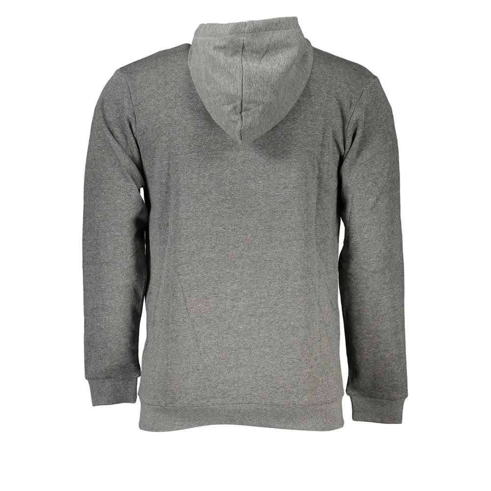 Sergio Tacchini Grigio Cotton Men's Hooded Sweatshirt - Luxe Marca