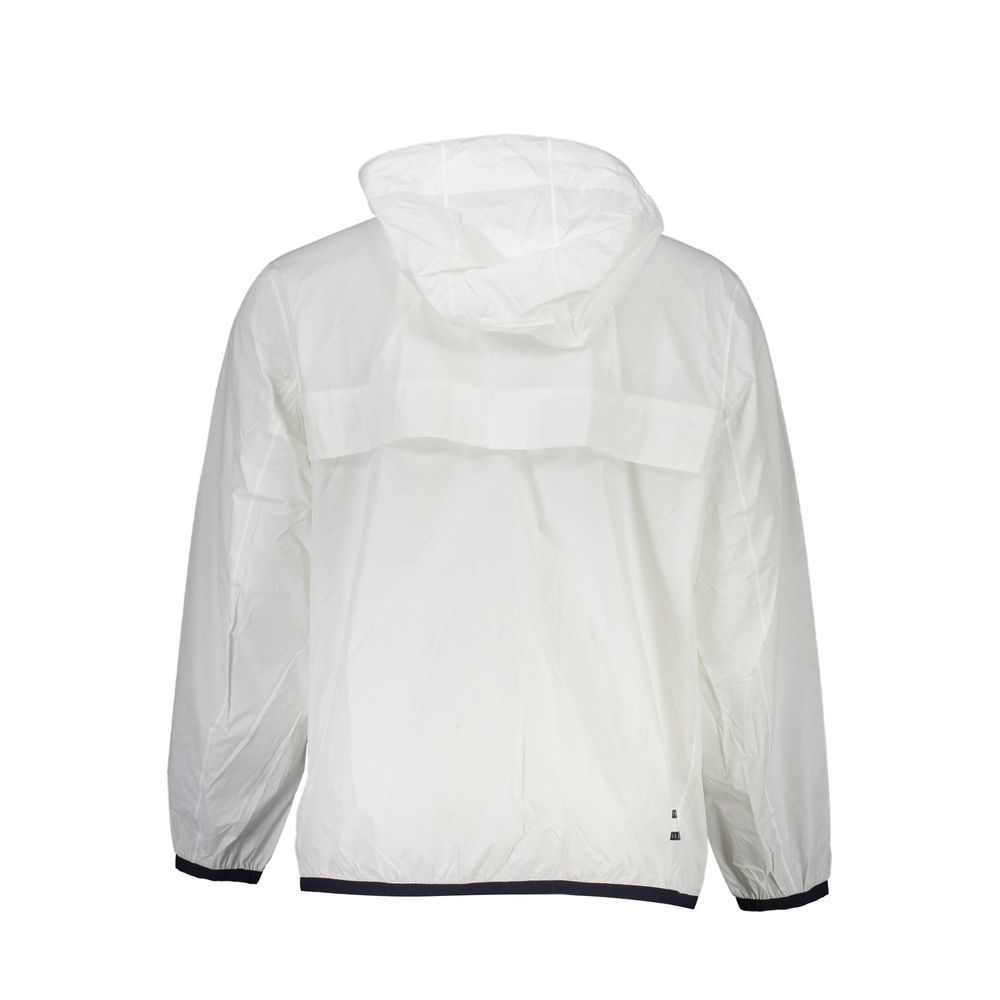 Tommy Hilfiger White Nylon Men's Waterproof Jacket - Luxe Marca