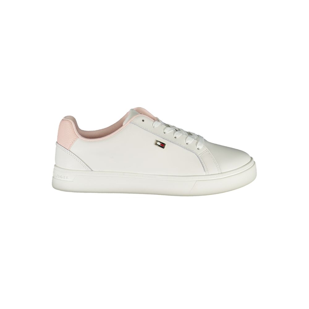 Tommy Hilfiger White Leather Women Sneaker - Luxe Marca