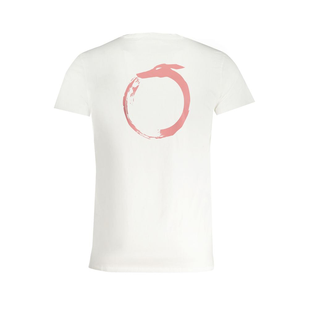 Trussardi White Cotton Men T-Shirt - Luxe Marca
