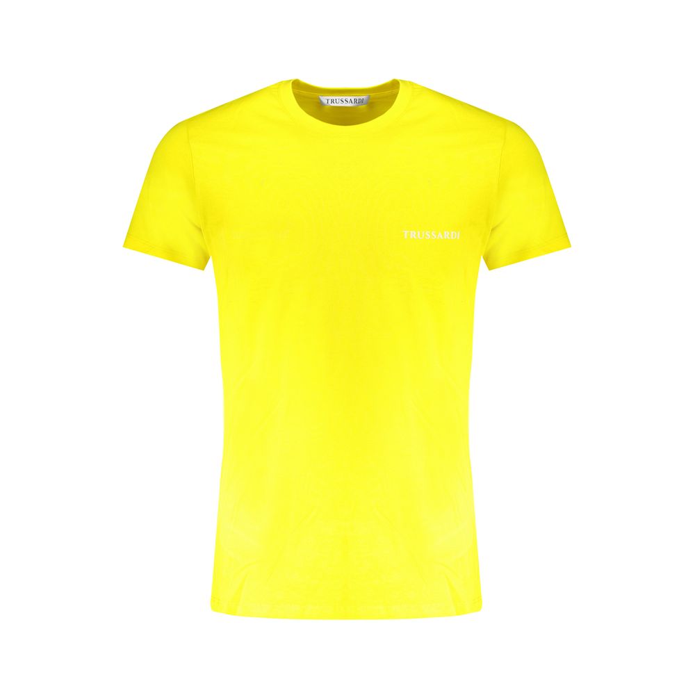 Trussardi Yellow Cotton Men's T-Shirt - Luxe Marca