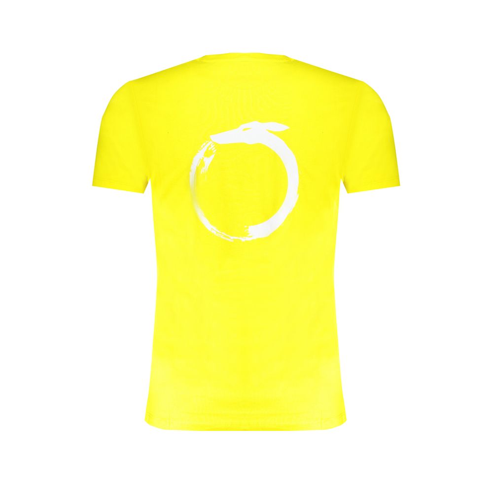 Trussardi Yellow Cotton Men's T-Shirt - Luxe Marca