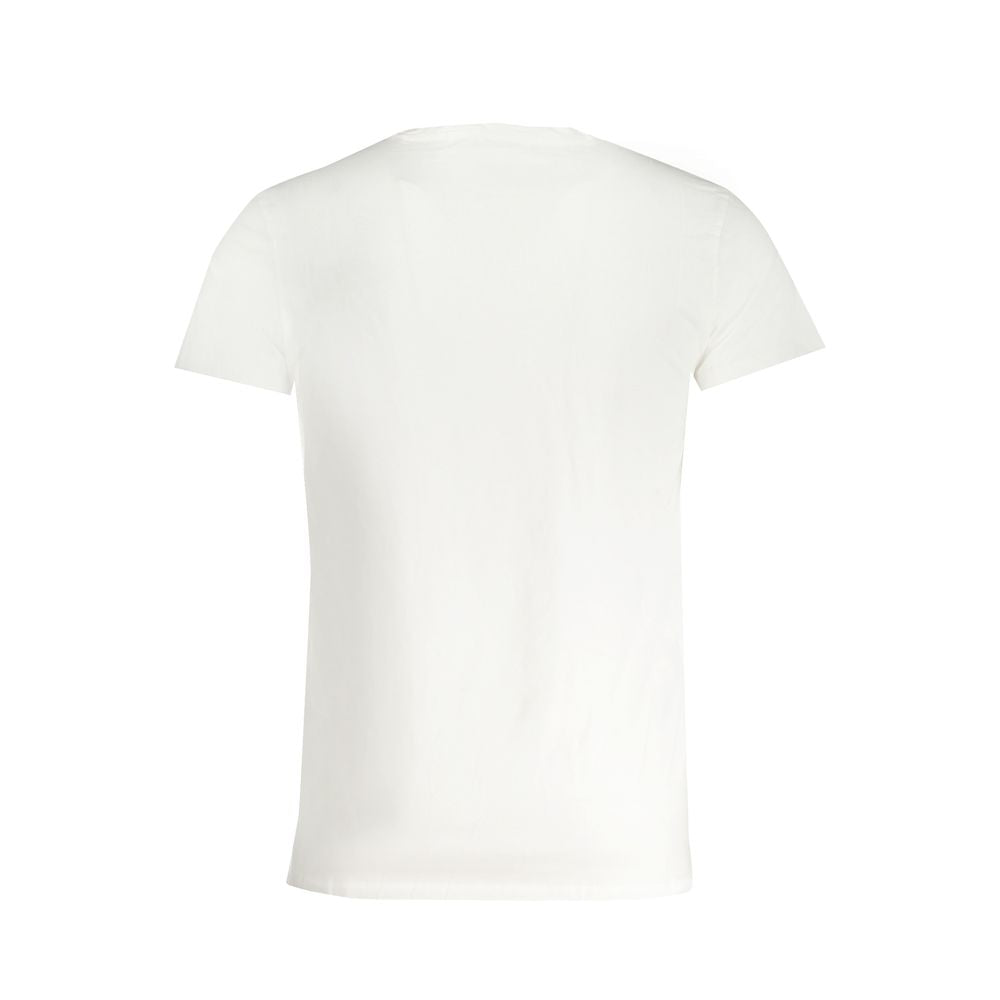 Trussardi White Cotton Men's T-Shirt - Luxe Marca
