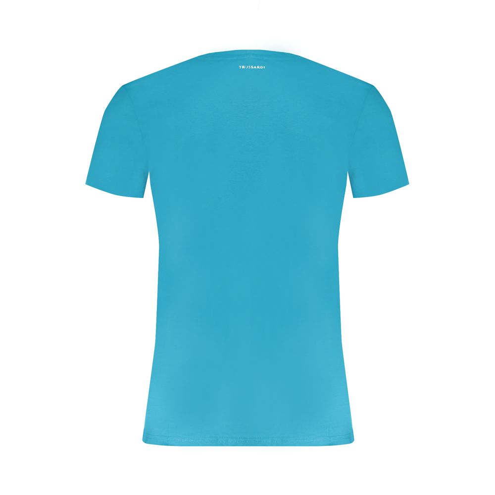 Trussardi Azzurro Cotton Men T-Shirt - Luxe Marca
