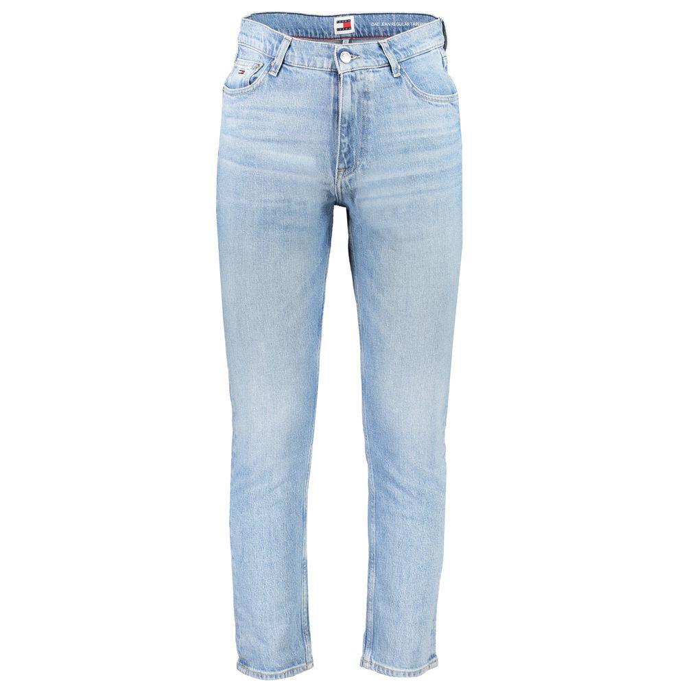 Tommy Hilfiger Azzurro Cotton Men Jeans - Luxe Marca