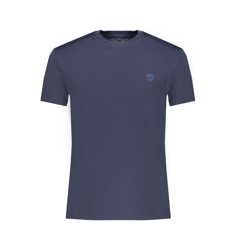 Timberland Blue Cotton Men's Slim-Fit T-Shirt - Luxe Marca