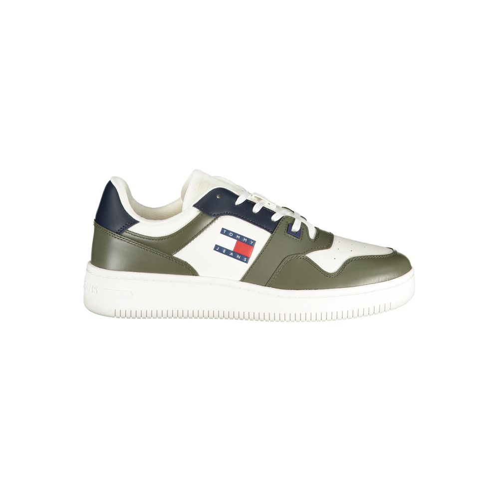 Tommy Hilfiger Verde Leather Men Sneaker - Luxe Marca