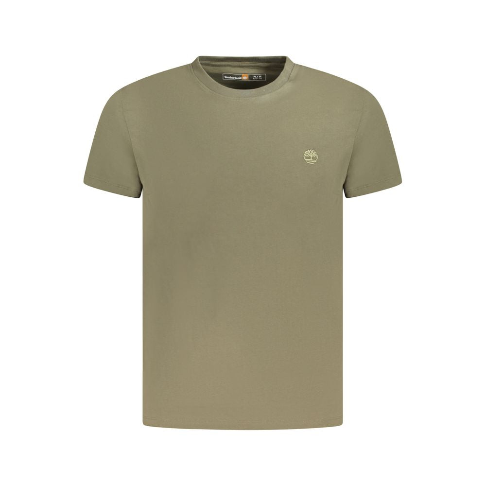 Timberland Verde Cotton Men T-Shirt - Luxe Marca
