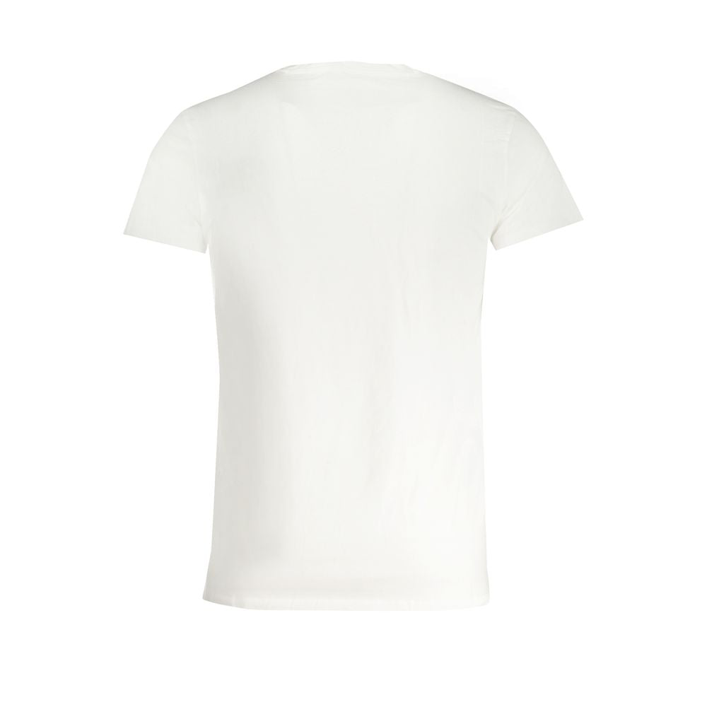 Trussardi White Cotton Men's T-Shirt - Luxe Marca