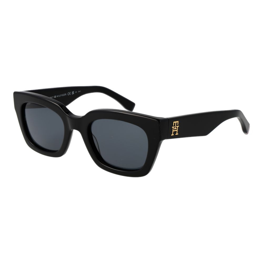 Tommy Hilfiger Black Acetate Sunglasses - Luxe Marca