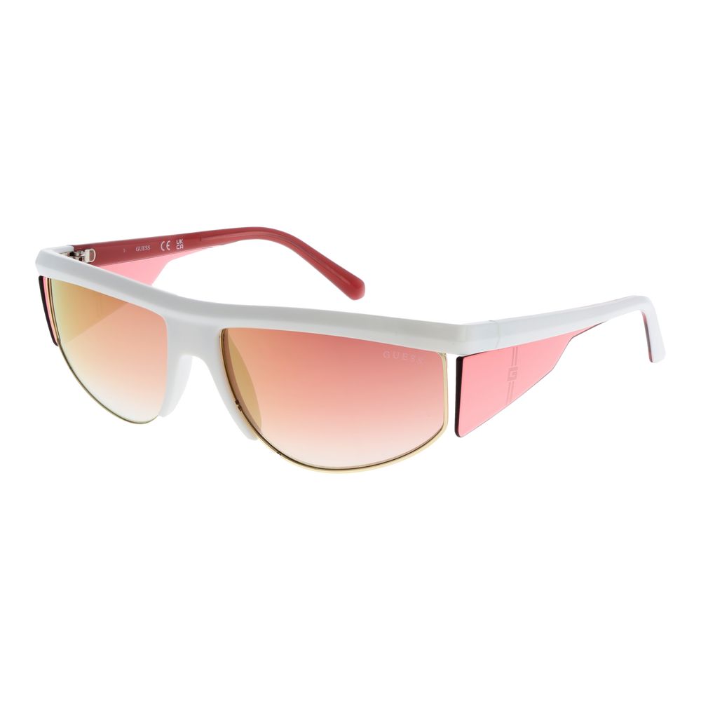 Guess White Plastic Sunglasses - Luxe Marca