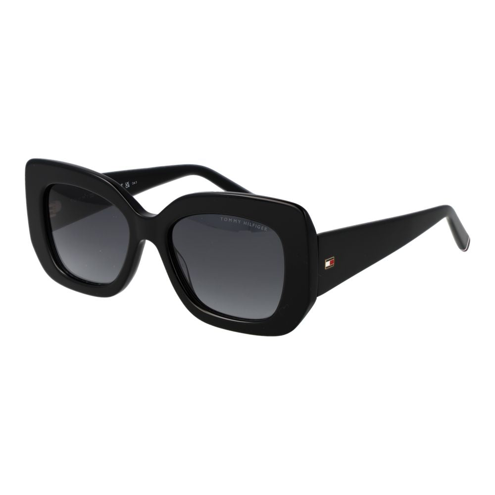 Tommy Hilfiger Black Acetate Sunglasses - Luxe Marca