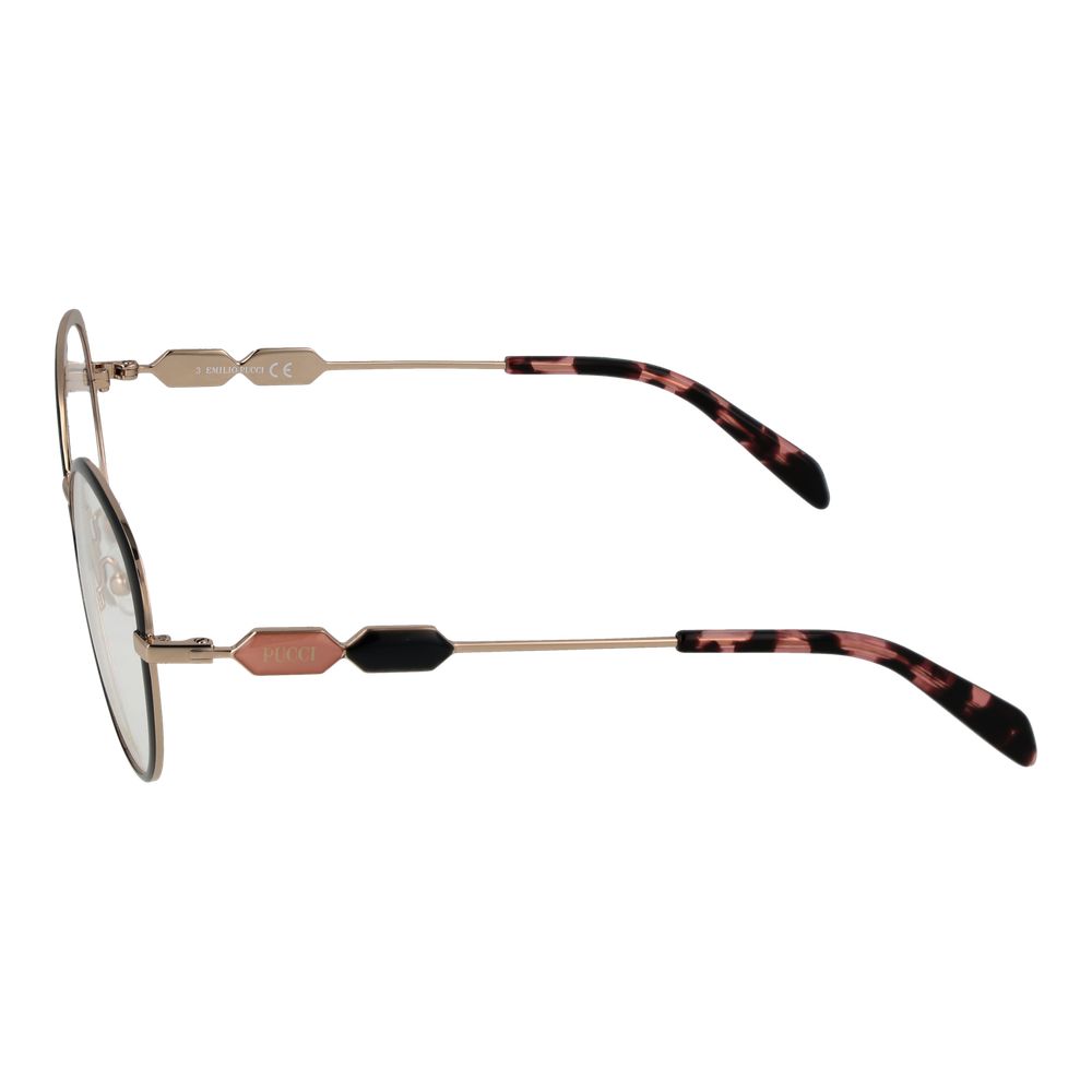 Emilio Pucci Black Metal Glasses (Frames) - Luxe Marca