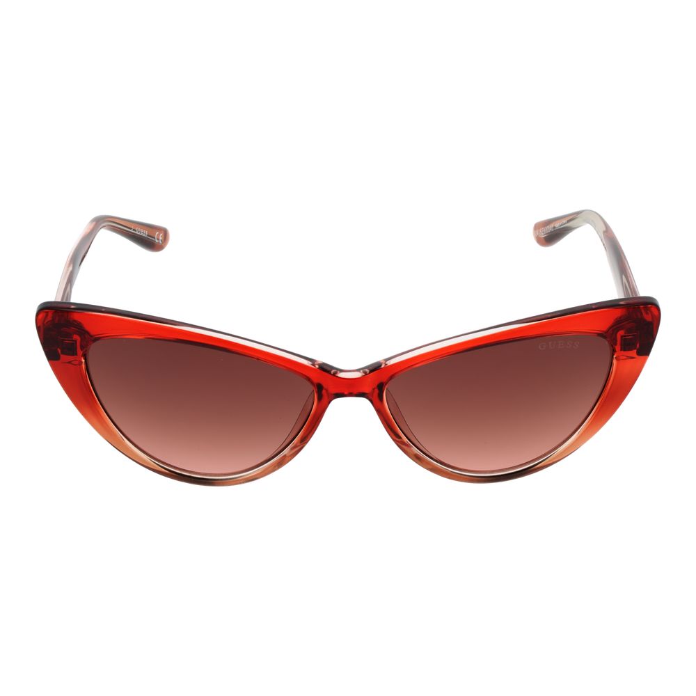 Guess Burgundy Plastic Sunglasses - Luxe Marca