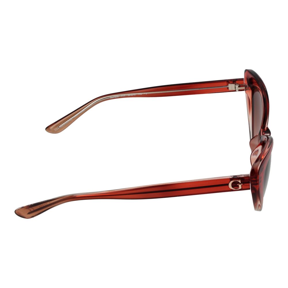 Guess Burgundy Plastic Sunglasses - Luxe Marca