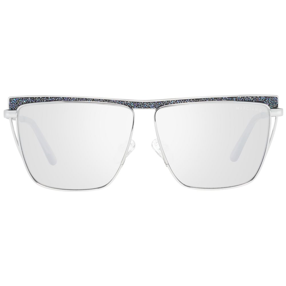 Marciano by Guess Silver Metal Sunglasses - Luxe Marca