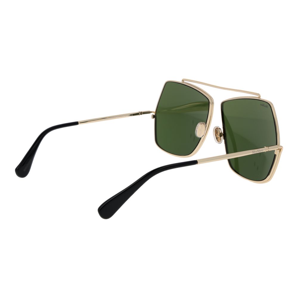 Max Mara Gold Metal Sunglasses - Luxe Marca