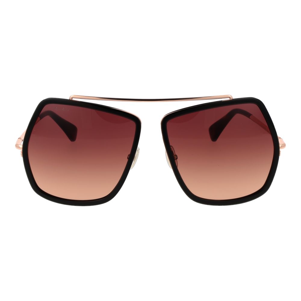 Max Mara Brown Metal Sunglasses - Luxe Marca