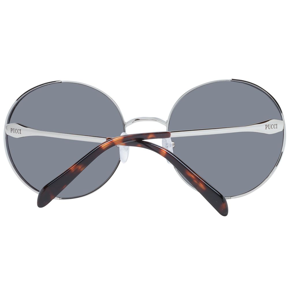 Emilio Pucci Gray Metal Sunglasses - Luxe Marca