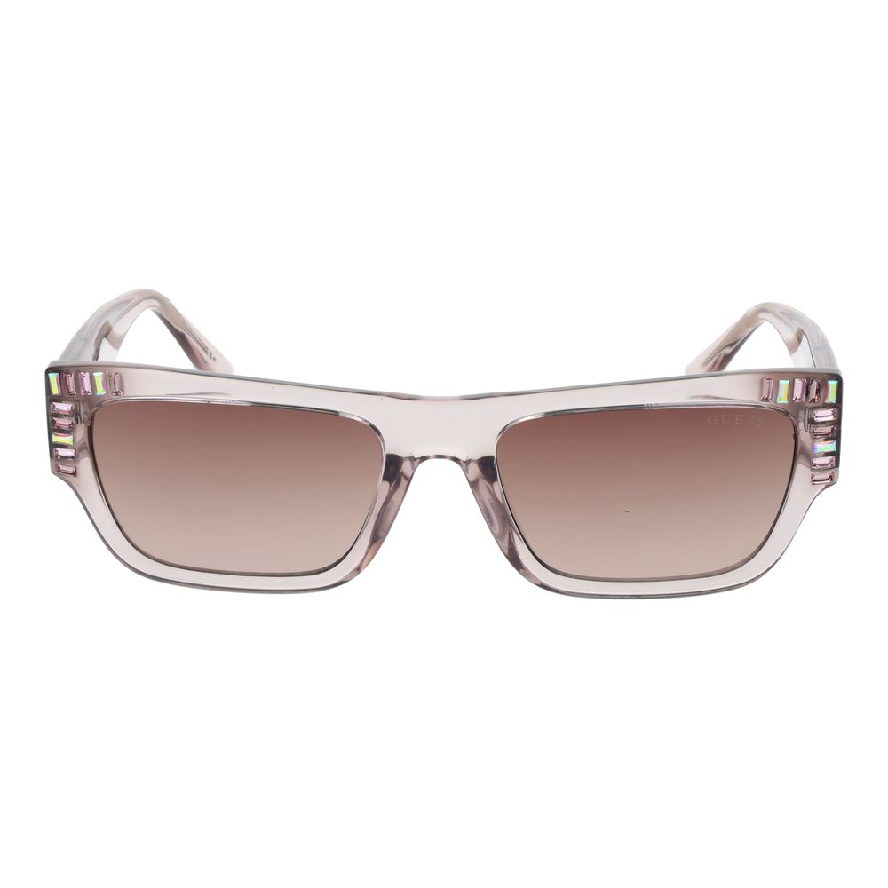 نظارة شمسية نسائية باللون الوردي من Guess