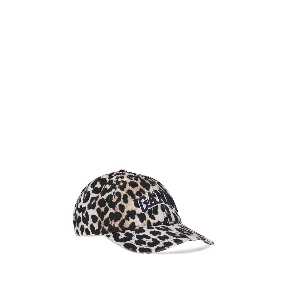 Ganni Multicolor Cotton Cap (Baseball Hat)