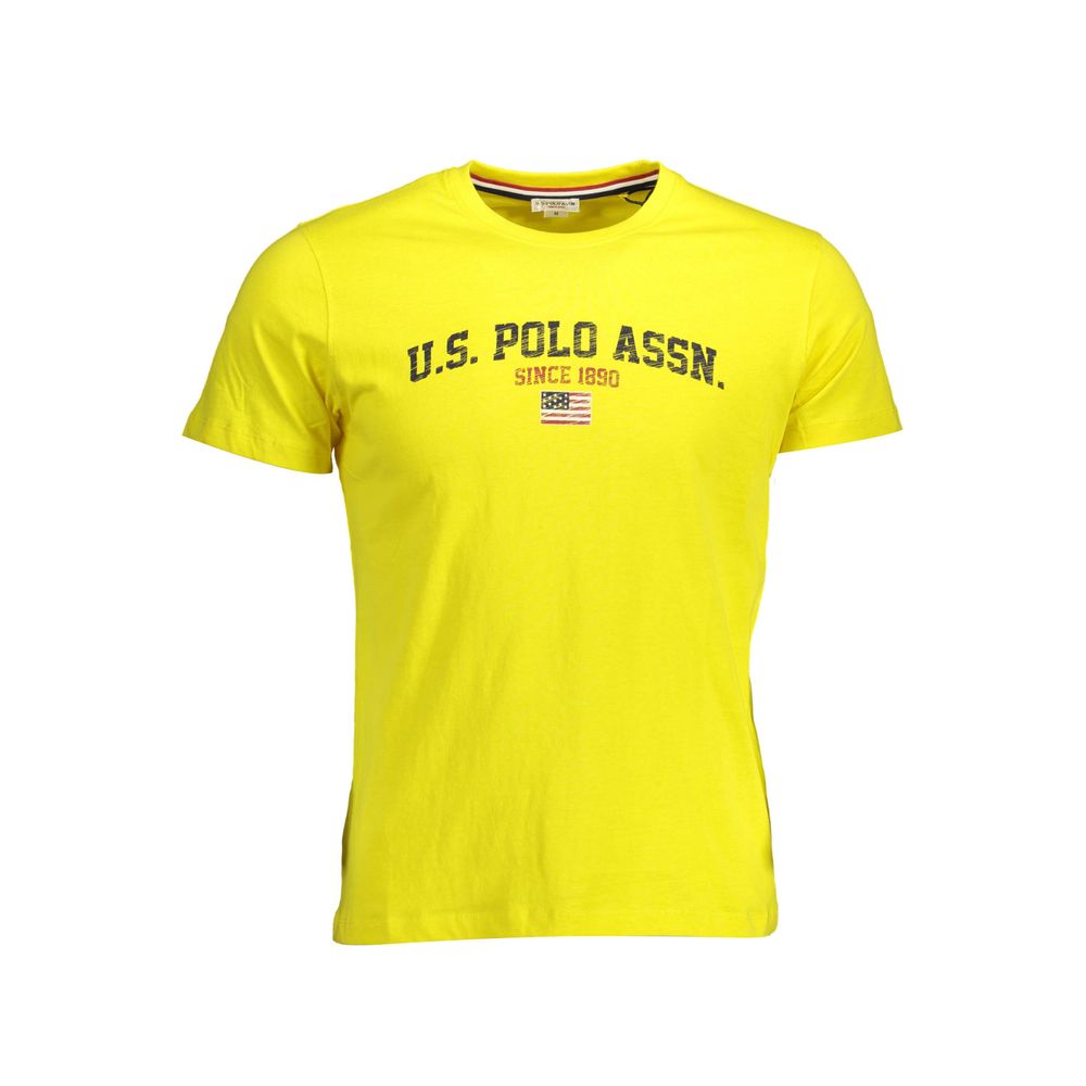تيشيرت قطني أصفر من US POLO ASSN