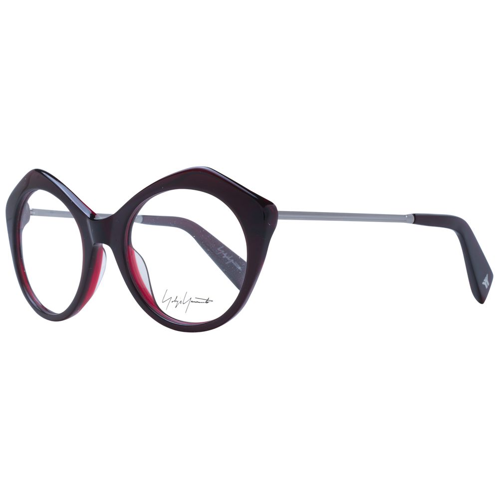 Yohji Yamamoto Burgundy Acetate Glasses (Frames) - Luxe Marca