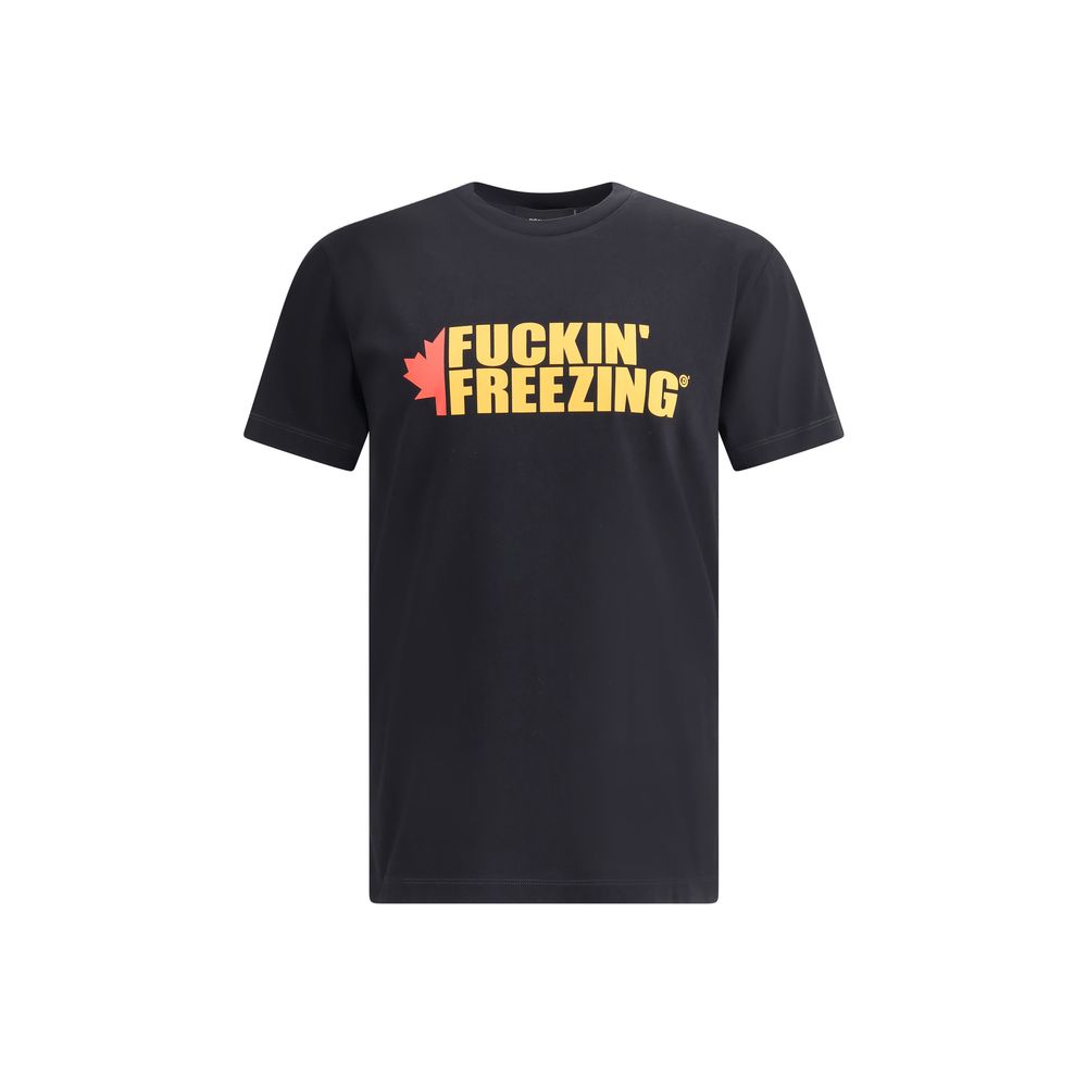 تي شيرت قطني أسود من Dsquared²