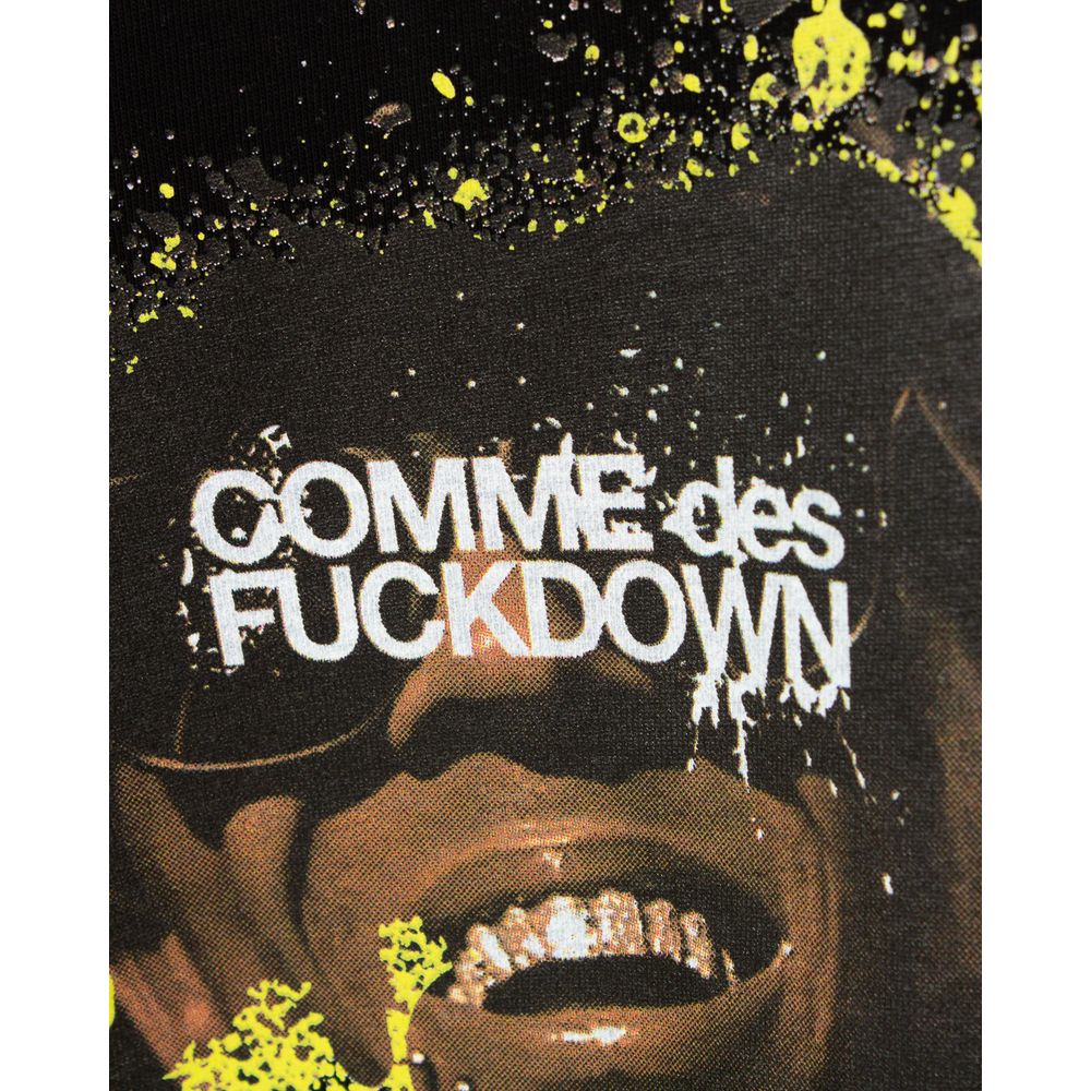 تي شيرت قطني أسود من Comme Des Fuckdown
