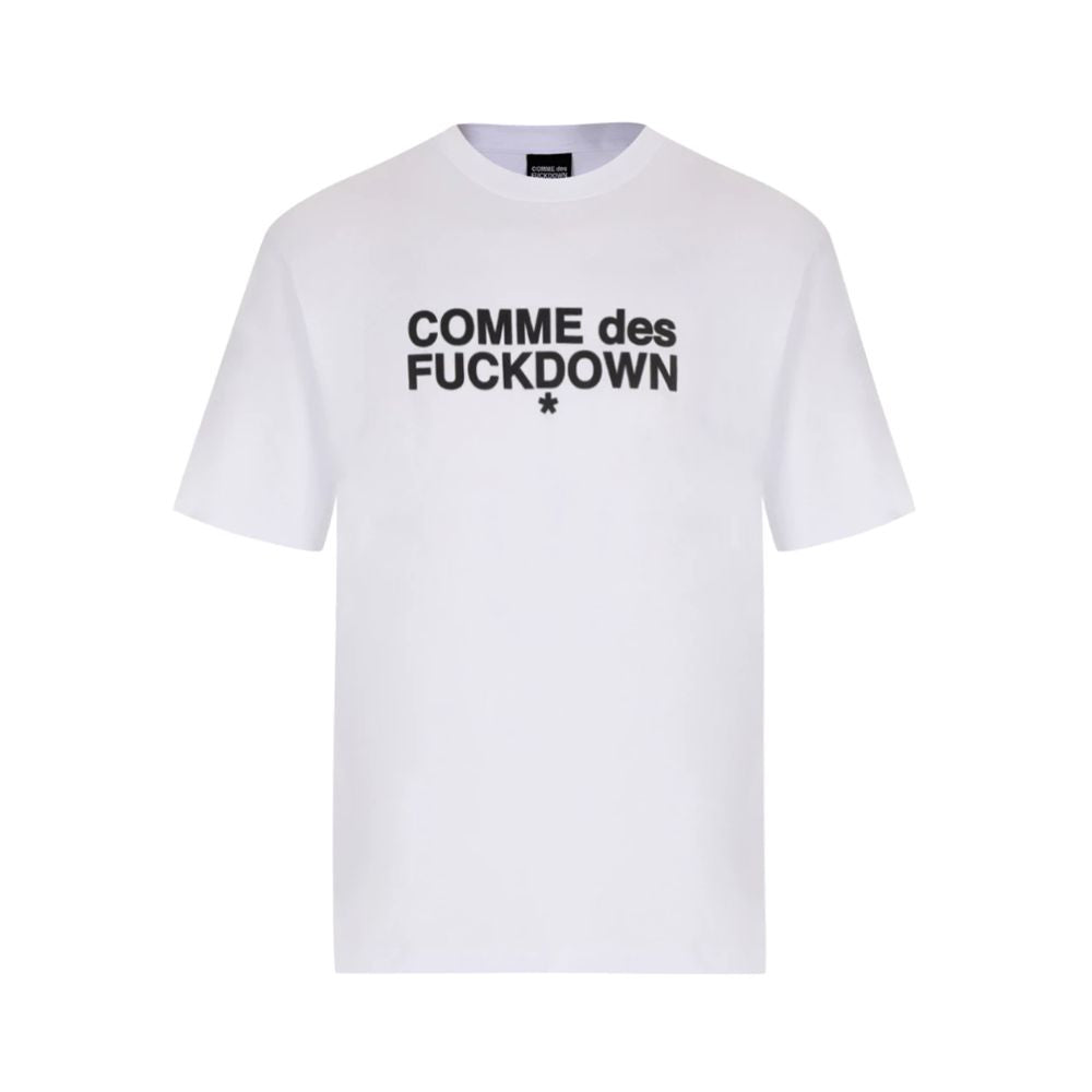 تي شيرت قطني أبيض من Comme Des Fuckdown