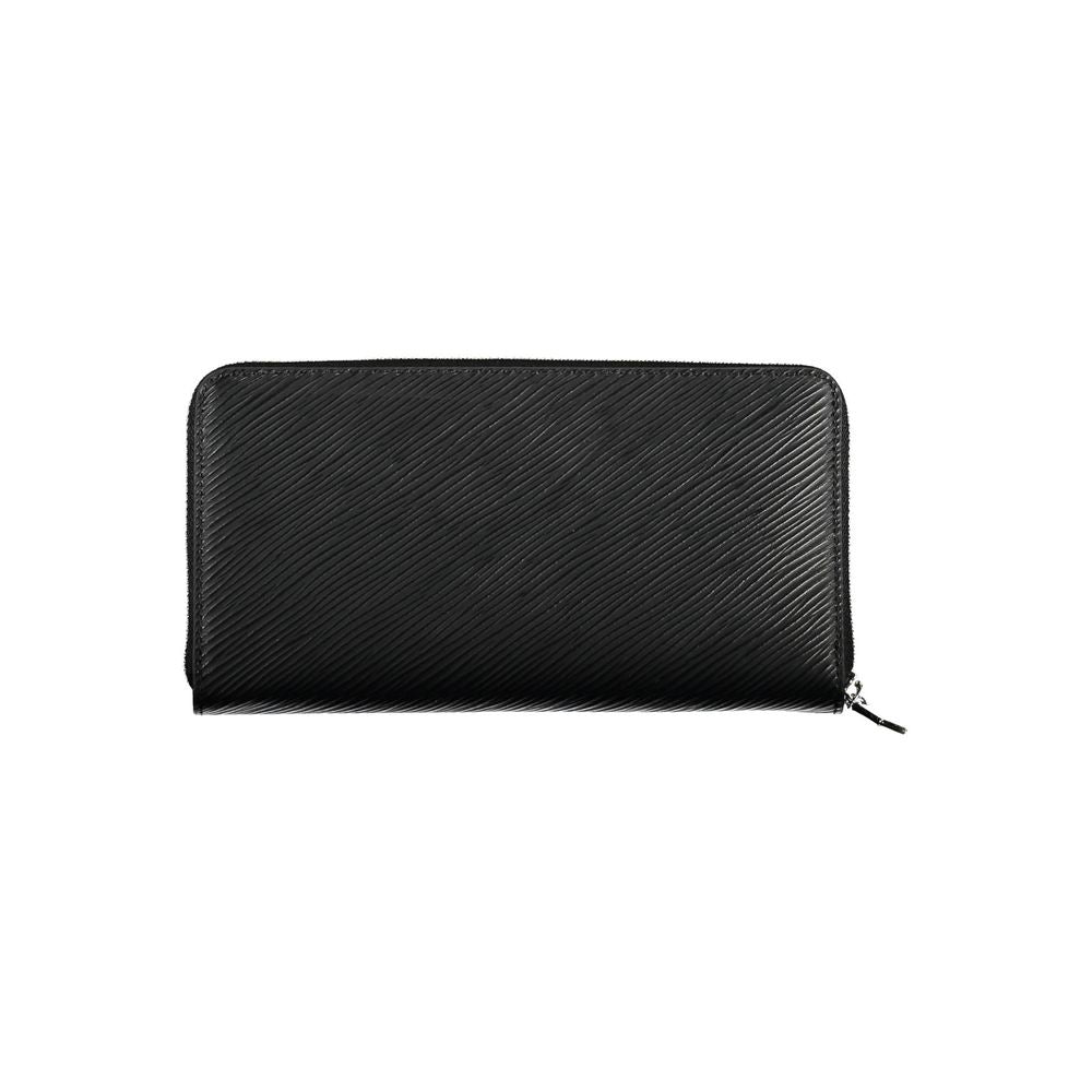 Calvin Klein Black Polyurethane Women Wallet