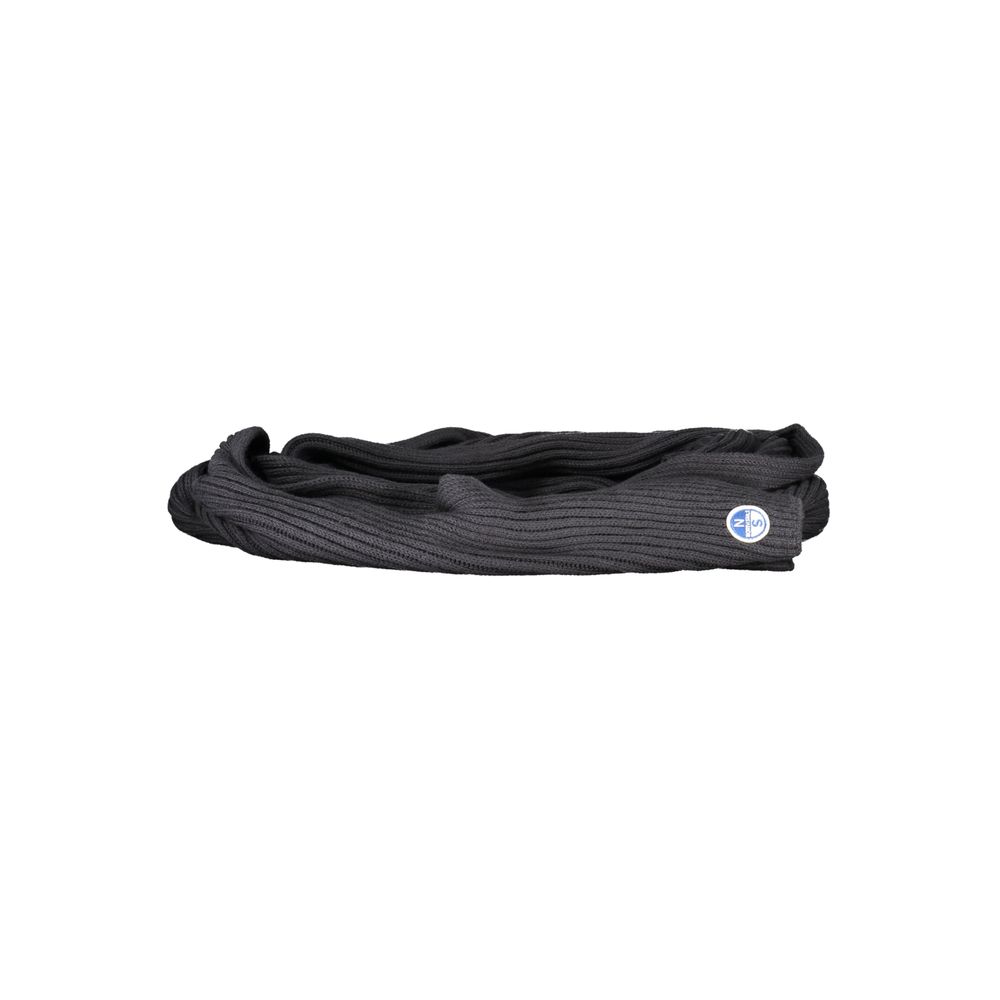 وشاح رجالي من القطن الأسود من نورث سيلز