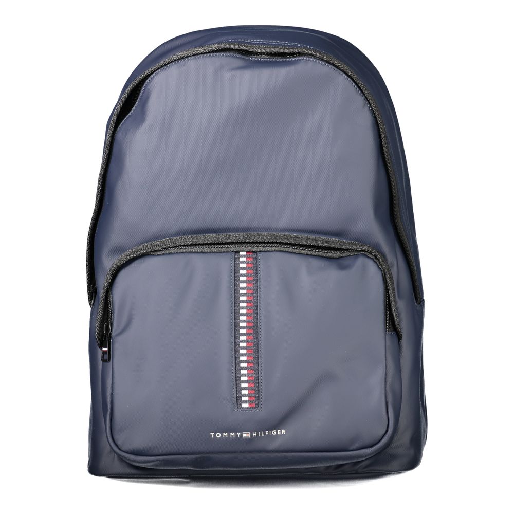Tommy Hilfiger Blue Polyurethane Men's Backpack