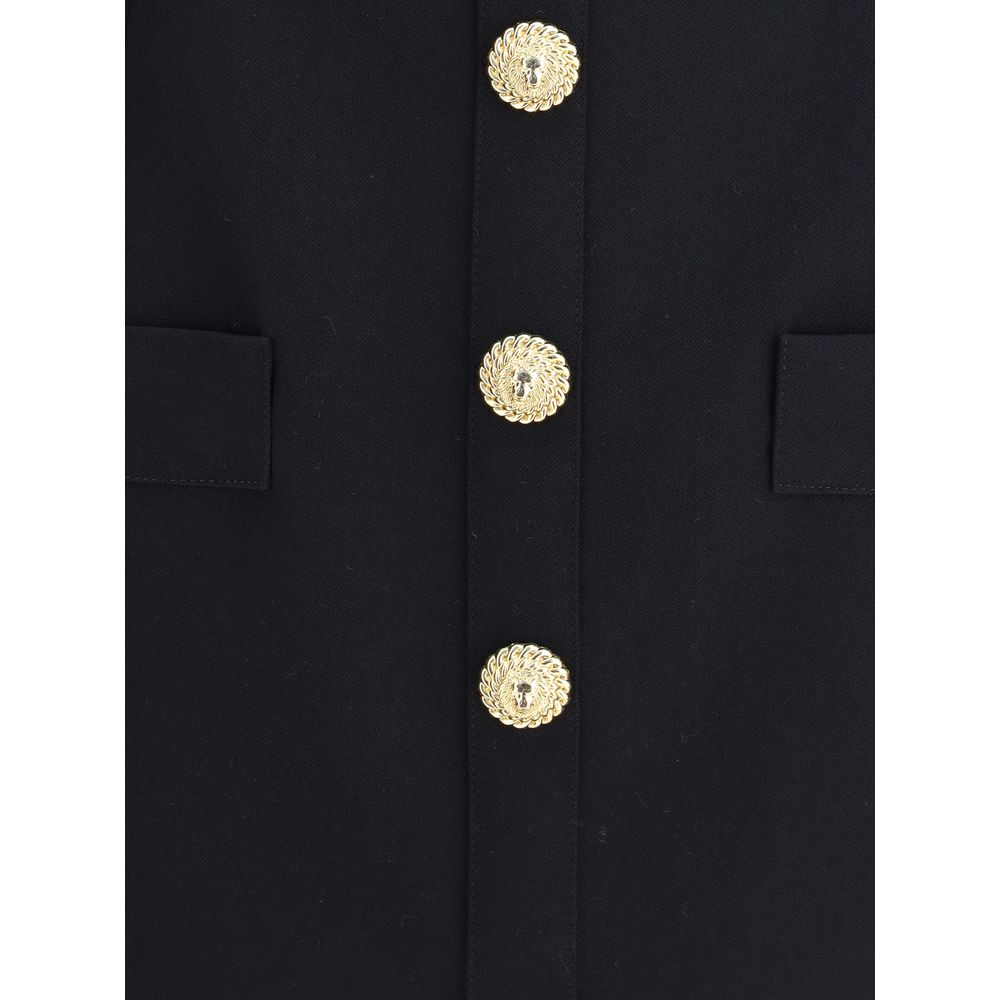 فستان قصير بدون أكمام من بالمان