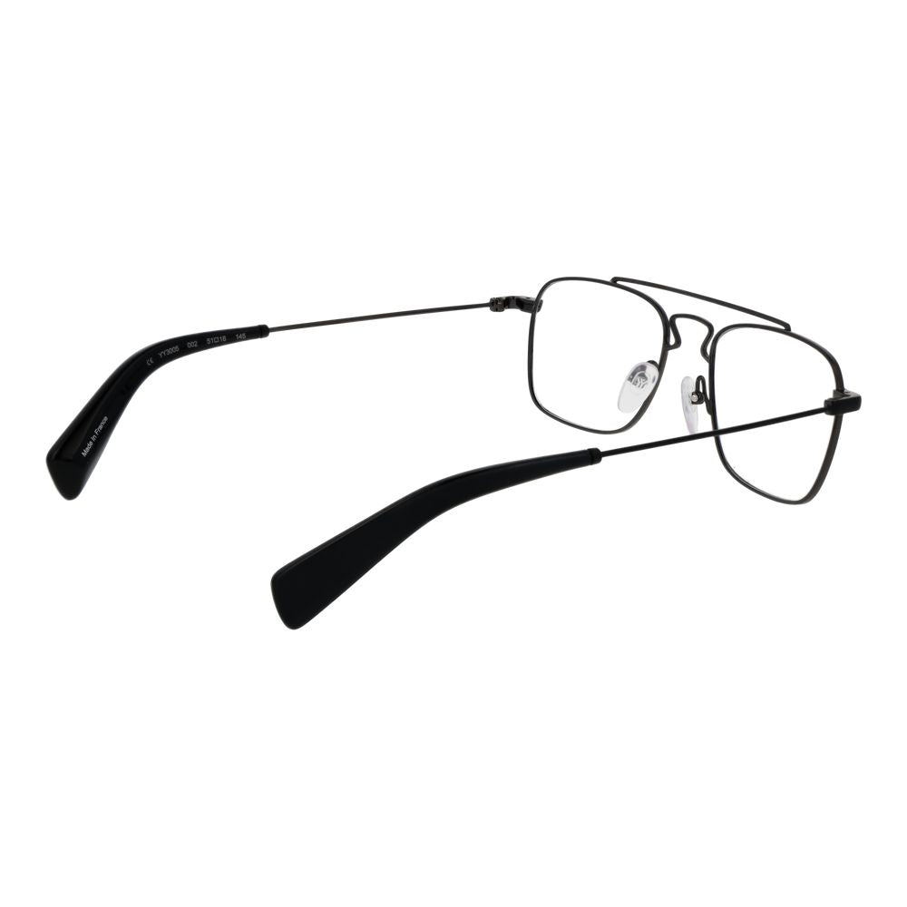 Yohji Yamamoto Black Metal Glasses (Frames) - Luxe Marca