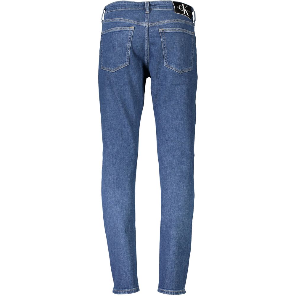 Calvin Klein Blu Cotton Men Jeans - Luxe Marca