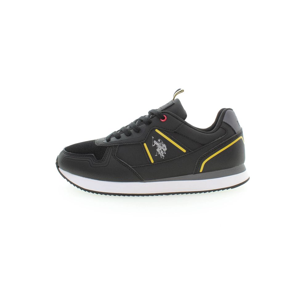 U.S. POLO ASSN. Black Polyester Sneaker