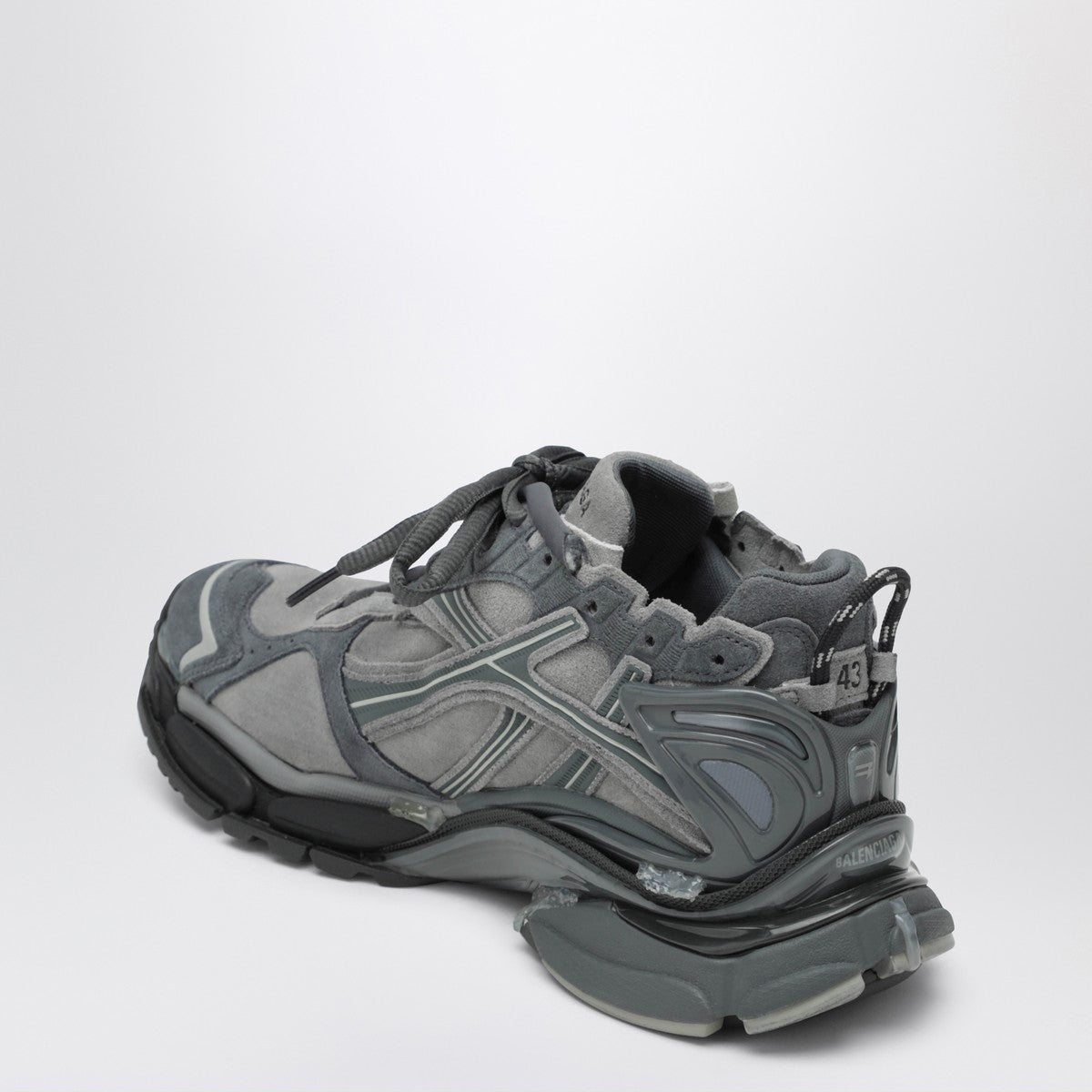 Balenciaga Balenciaga Runner sneakers in grey leather and textile