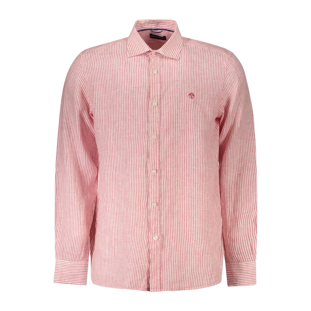 North Sails Red Linen Shirt