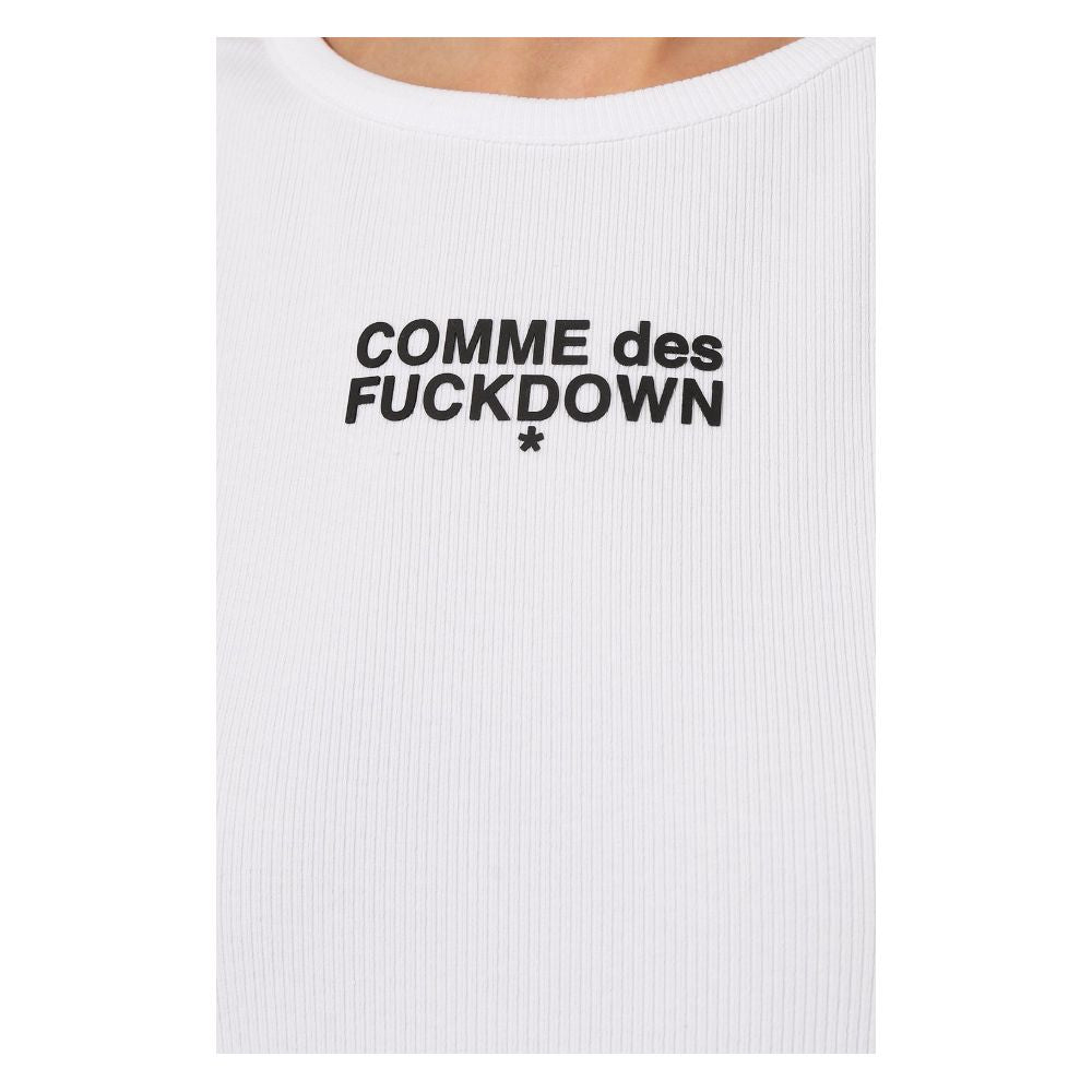 قميص وقميص قطني أبيض من Comme Des Fuckdown