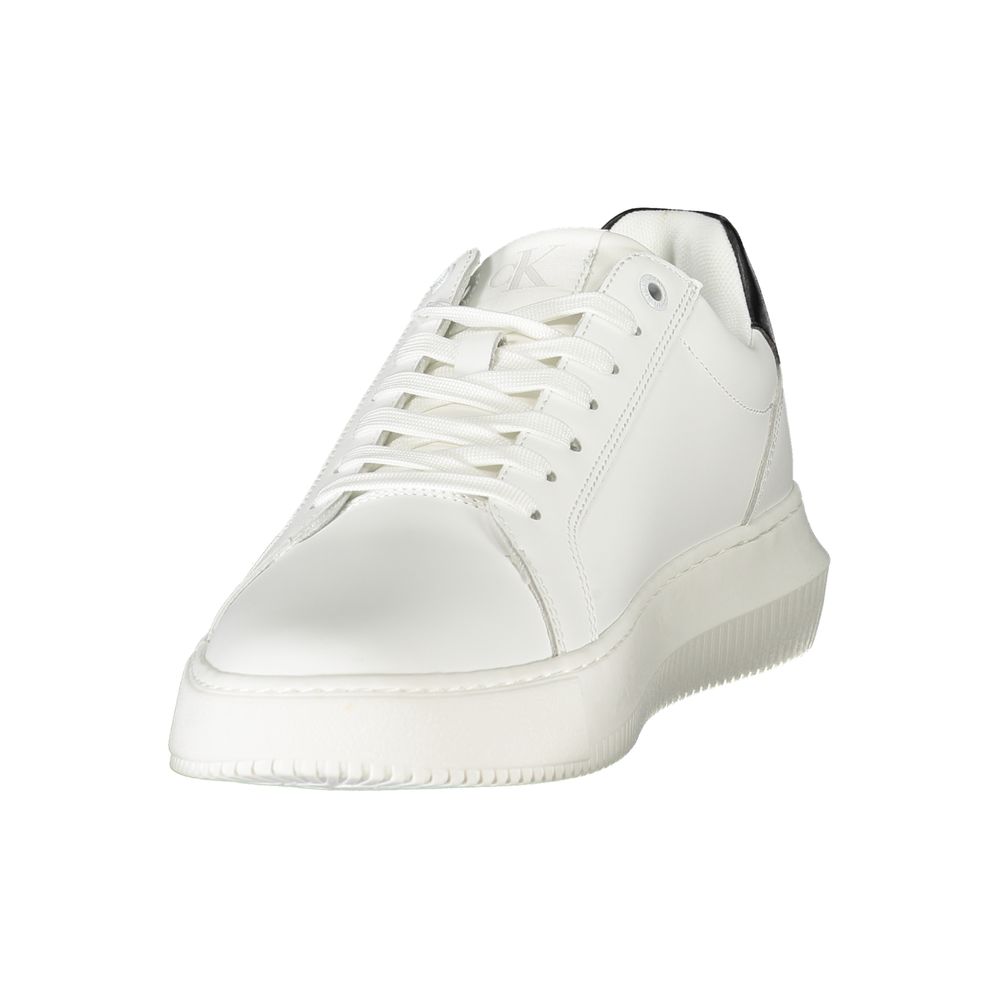 Calvin Klein White Leather Men Sneaker