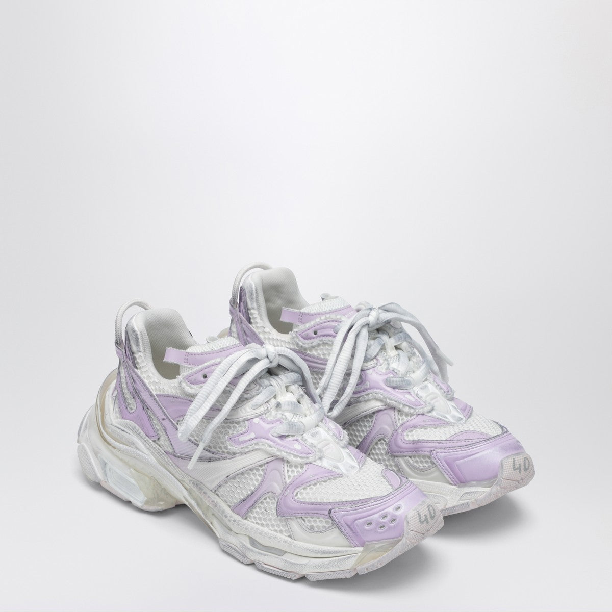 Balenciaga Runner 2 Gradient sneakers in light grey/lilac