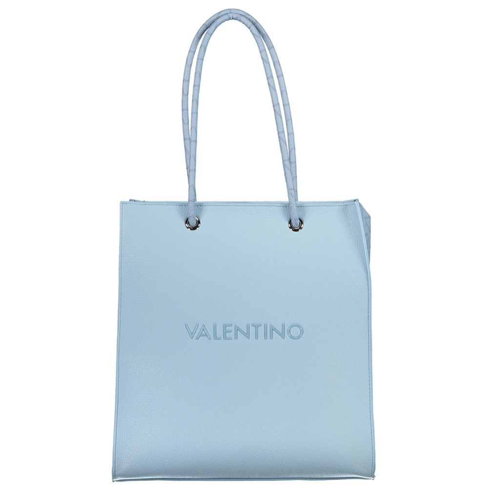 Mario Valentino Blue Polyethylene Handbag