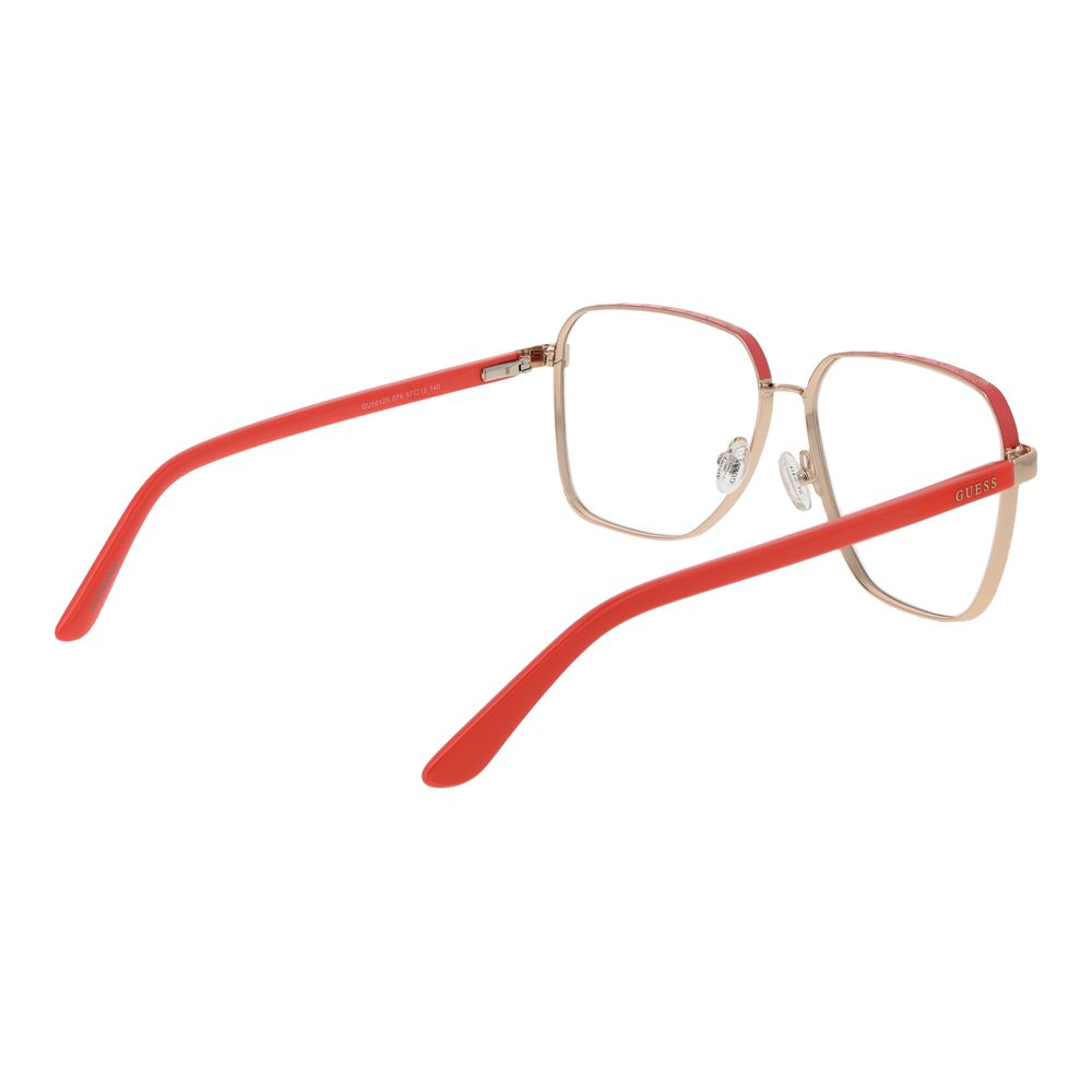إطارات نظارات Guess الذهبية للنساء
