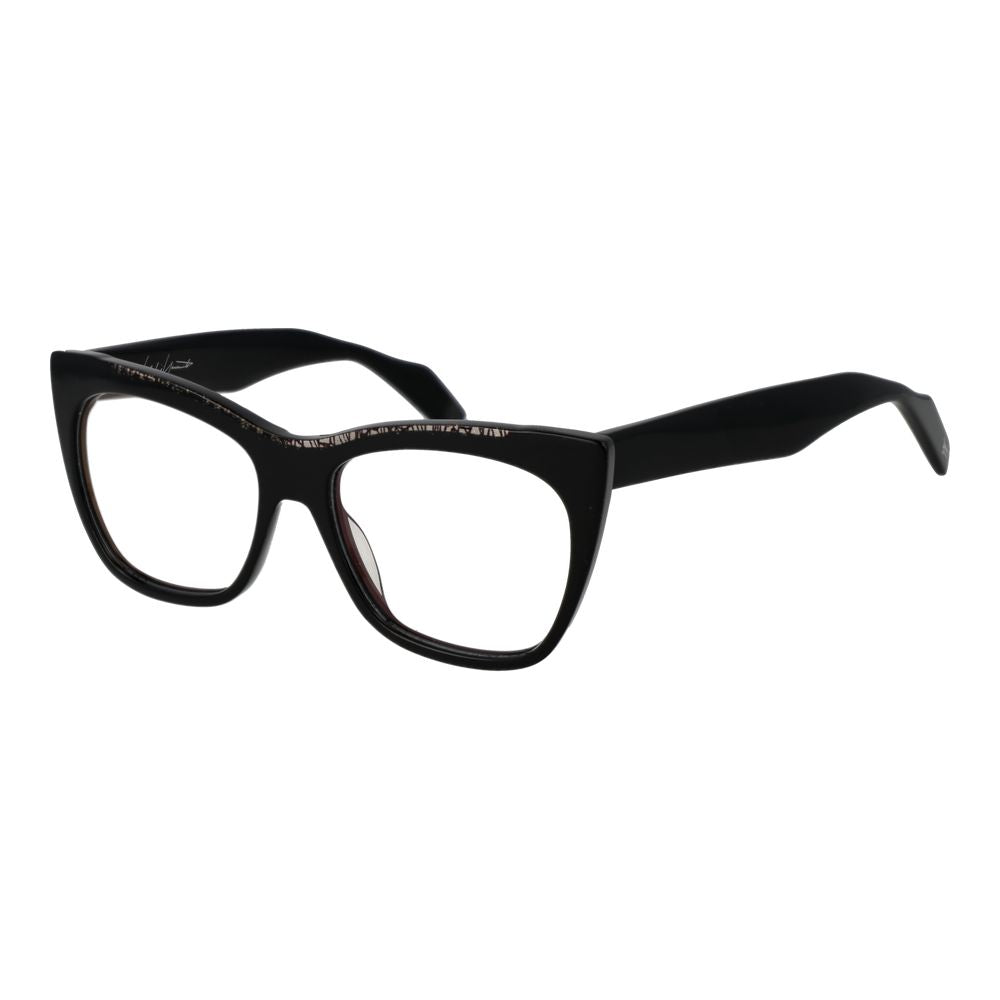 Yohji Yamamoto Black Plastic Glasses (Frames) - Luxe Marca