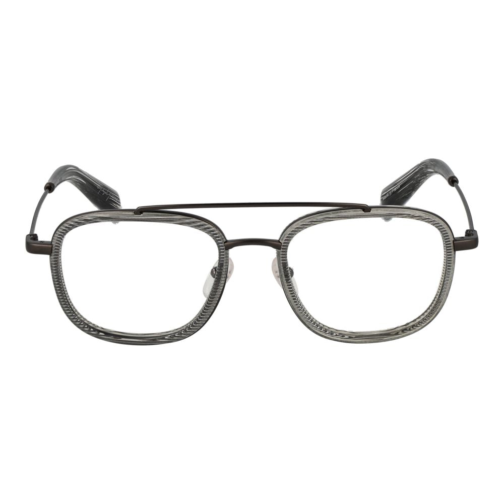 Yohji Yamamoto Gray Plastic Glasses (Frames) - Luxe Marca
